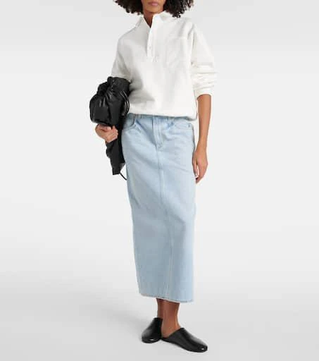 Citizens of Humanity Verona mid-rise denim midi skirt 2