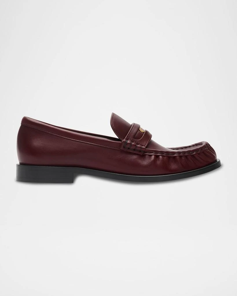 Grained Brown Calf Skin Loafers size 8.5B NEW Coach Olive Leather Pebble Grain Brown Loafer | Size 8.5  main image 4