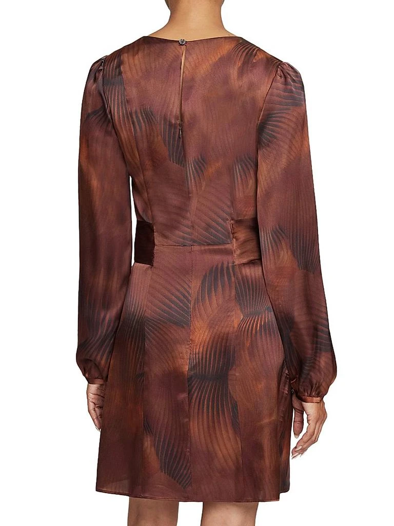Santorelli Silk-Blend Charmeuse Minidress 3