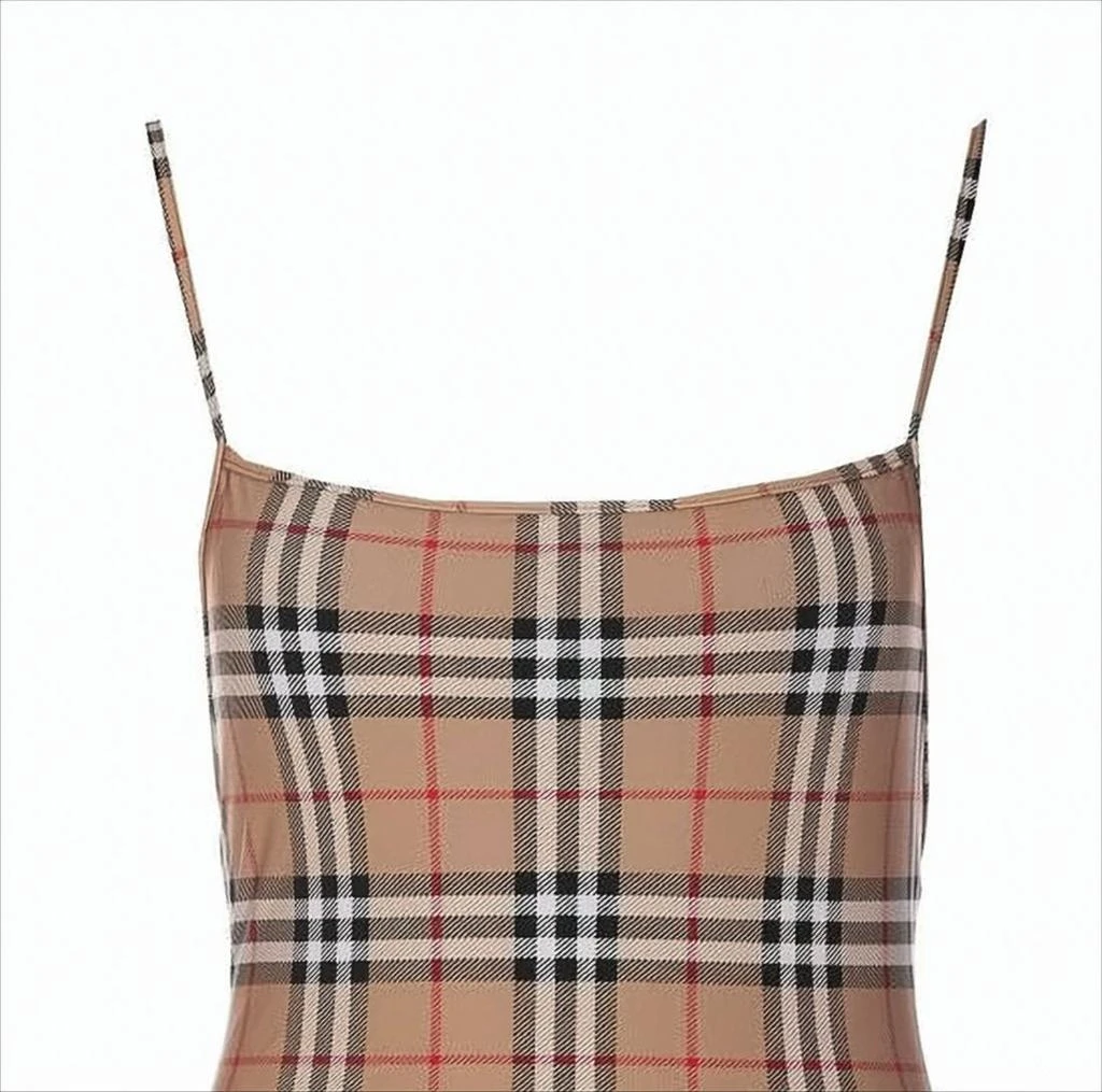 Burberry Vintage Check Pattern One-Piece Swimsuit 4