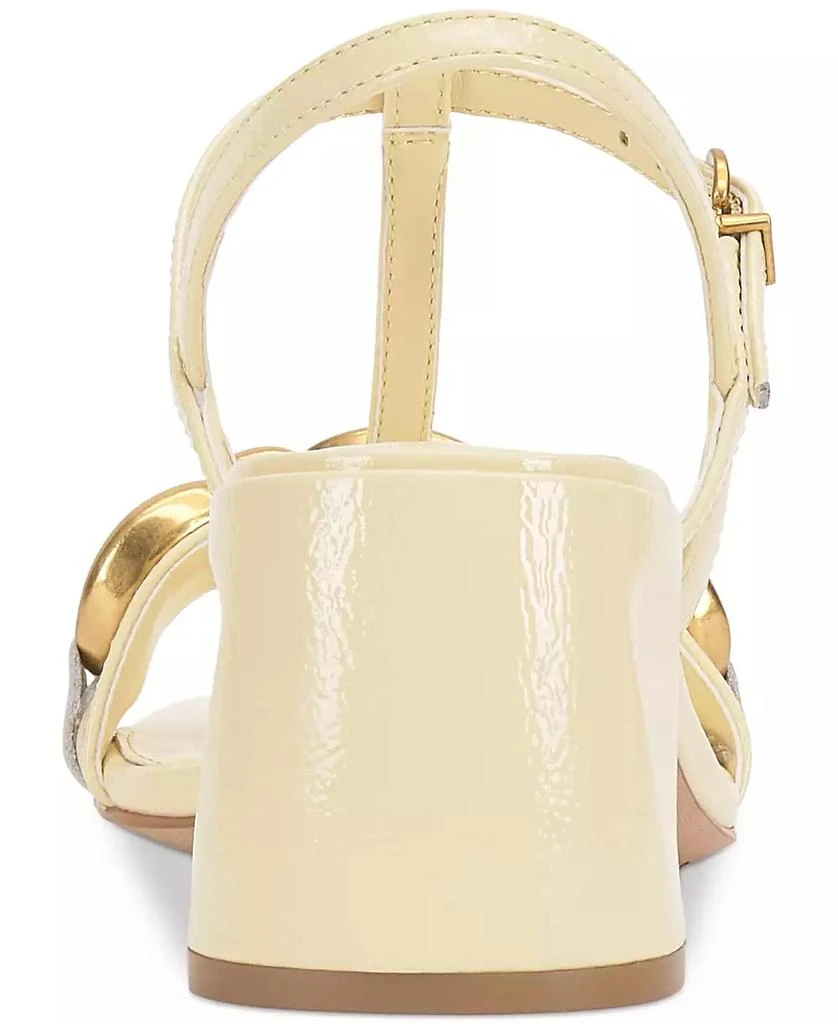 Vince Camuto Women
s Chirie Chain T-Strap Block-Heel Sandals 3