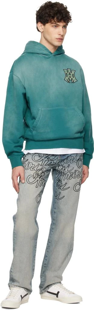 AMIRI Green MA Hollywood Hoodie 4