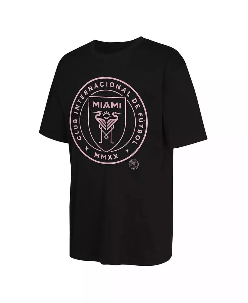Outerstuff Big Boys and Girls 2-Pack Black/Tan Inter Miami CF Triple Dip Long Sleeve and Short Sleeve T-Shirt Set 2