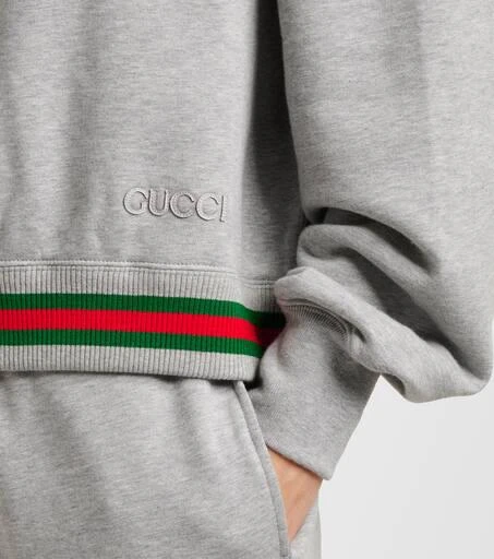 Gucci Web cotton jersey sweatshirt 5