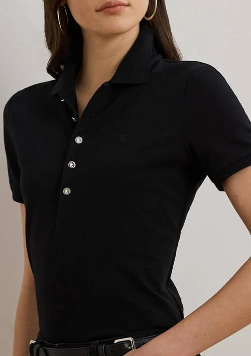 Ralph Lauren Ralph Lauren Petite Piqu Polo Shirt 3