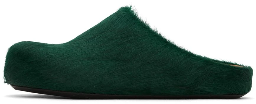 Marni Green Fussbett Sabot Loafers 3