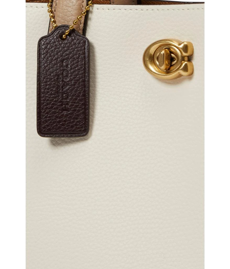 Coach Color-Block Leather Willow Tote 24 3