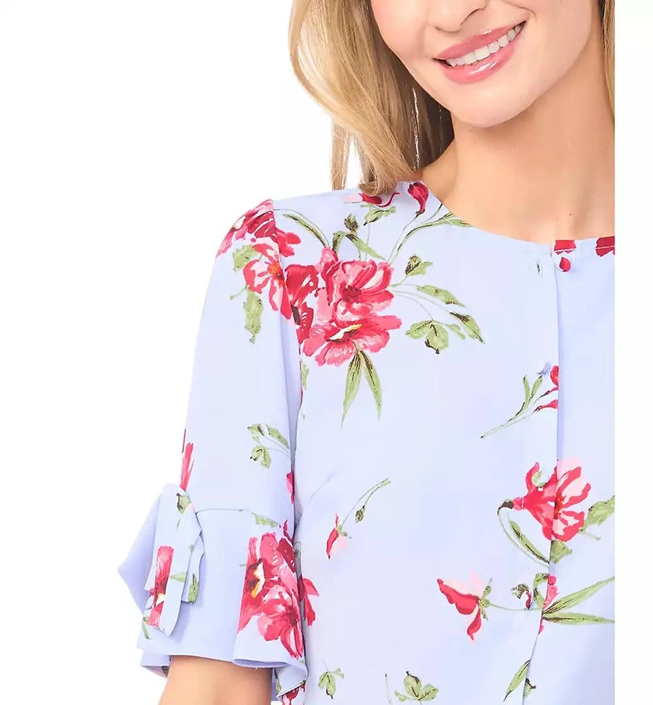 CeCe Women
s Crewneck Flounce Sleeve Top 2