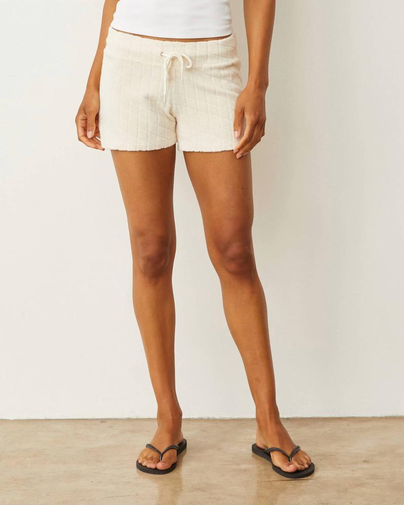 Monrow Monrow - Diamond Terry Cloth Vintage Short