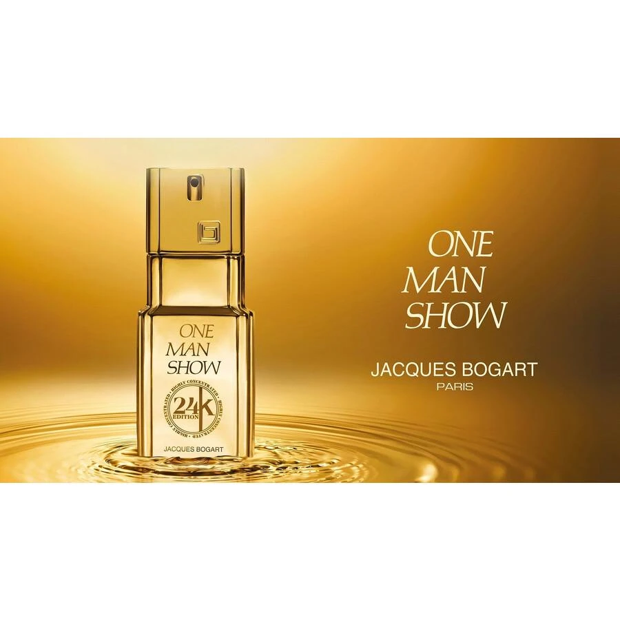 JACQUES BOGART Men's One Man Show 24K Edition EDP Spray 3.4 oz Fragrances 3355991005976 3