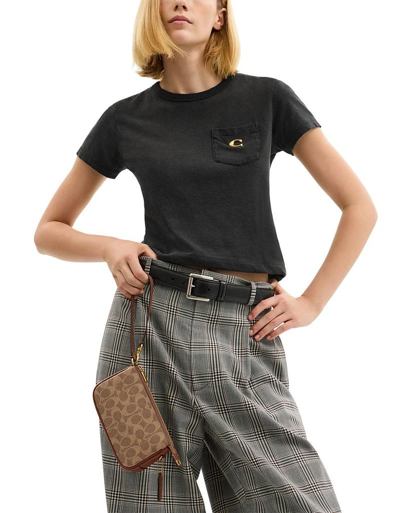 Coach Plaza Signature Canvas Satchel 8