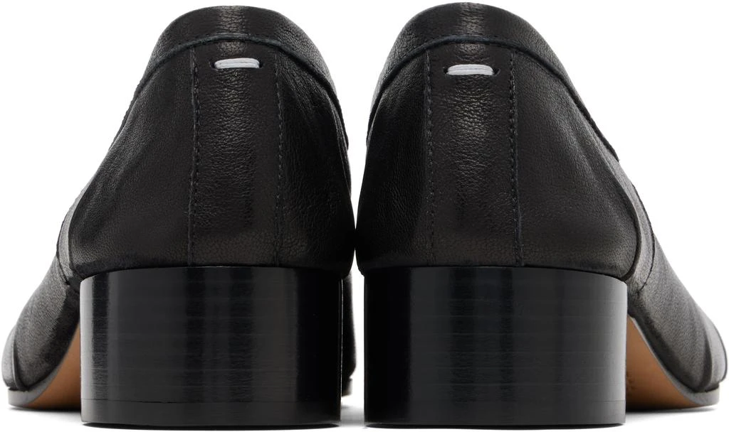MAISON MARGIELA Black Tabi New Ballerina Heels 2