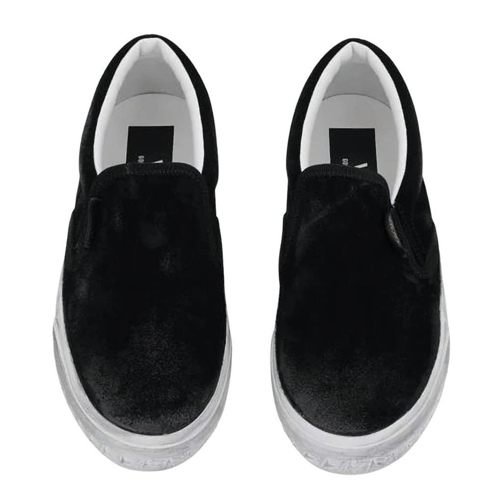 Golden Goose Slip-On Distressed Black Suede Sneakers 2