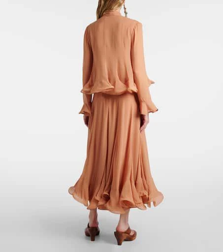 Zimmermann Balance floral midi skirt 3