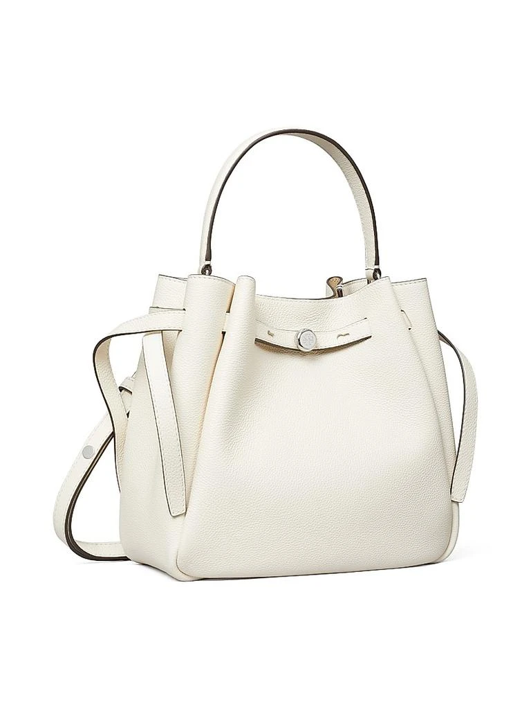 Tory Burch Romy Pebbled Leather Bucket Bag 6