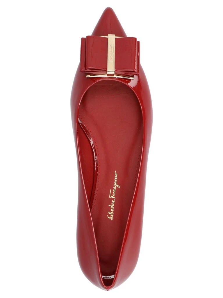 Salvatore Ferragamo SALVATORE FERRAGAMO Zeri 10 Women's 724202 Red Flats 4