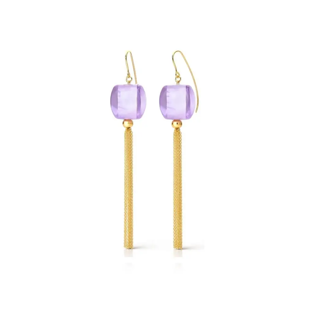 Gold & Honey Gold & Honey - Women's Tassel Bead Drop Earrings