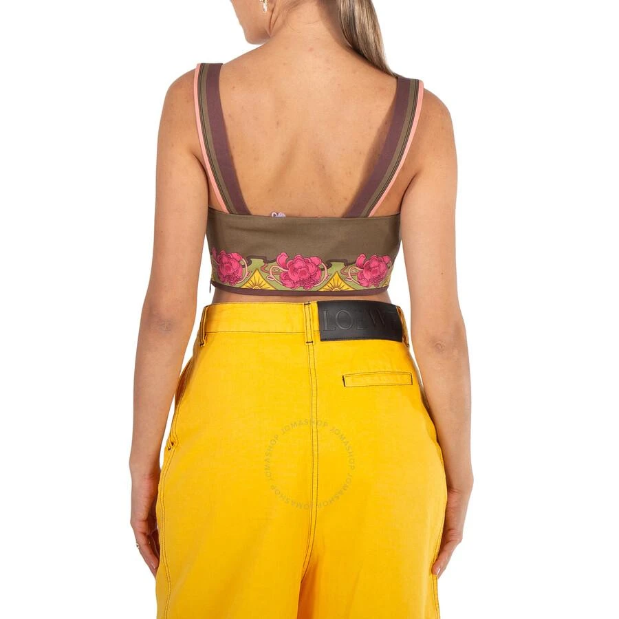 LA DOUBLE J Foulard Liberty Piazzato Baia Crop Top 3