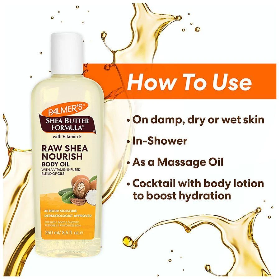 Palmer
s Shea Butter Formula Raw Shea Body Oil 3