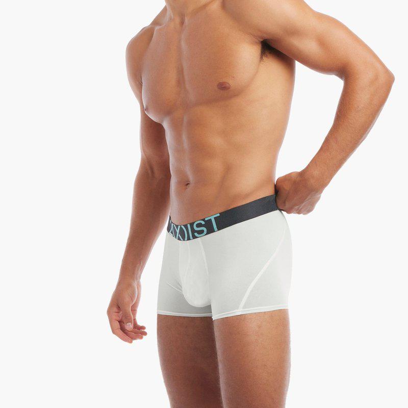 2(x)ist Lightning | Low-Rise Trunk Bright White W/Aqua Haze