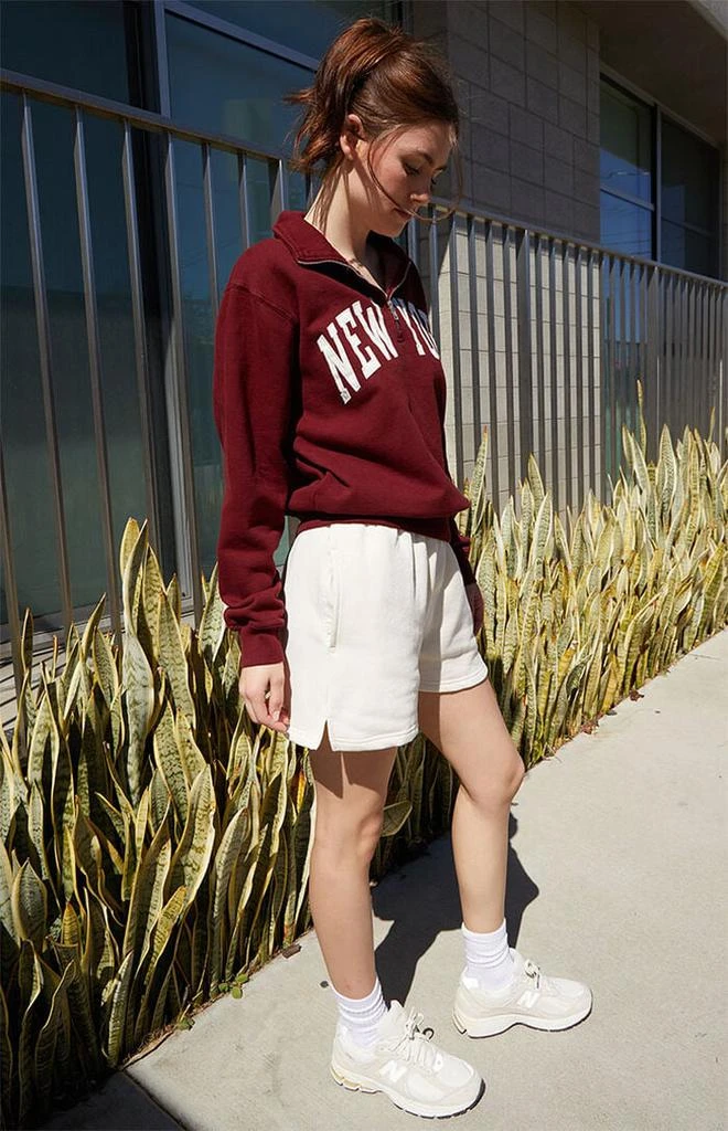 John Galt Off White Rosa Sweat Shorts 1
