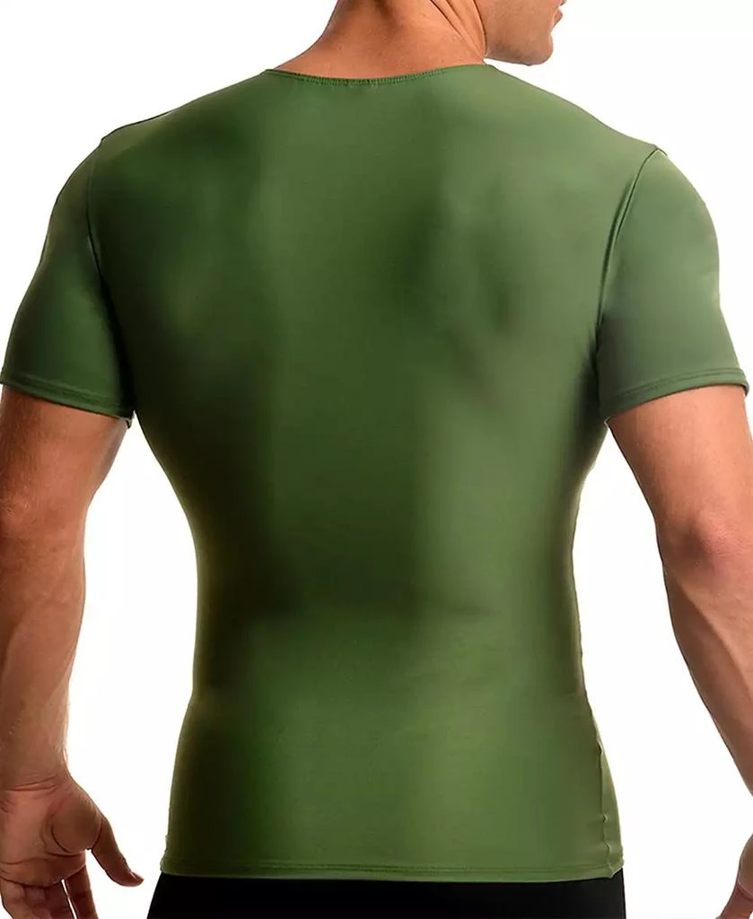 Instaslim Men's Big & Tall Compression Activewear Short Sleeve V-Neck T-shirt 2