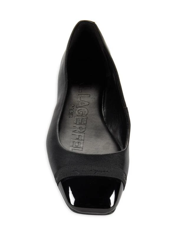 Karl Lagerfeld Paris Zofia Logo Ballet Flats 5