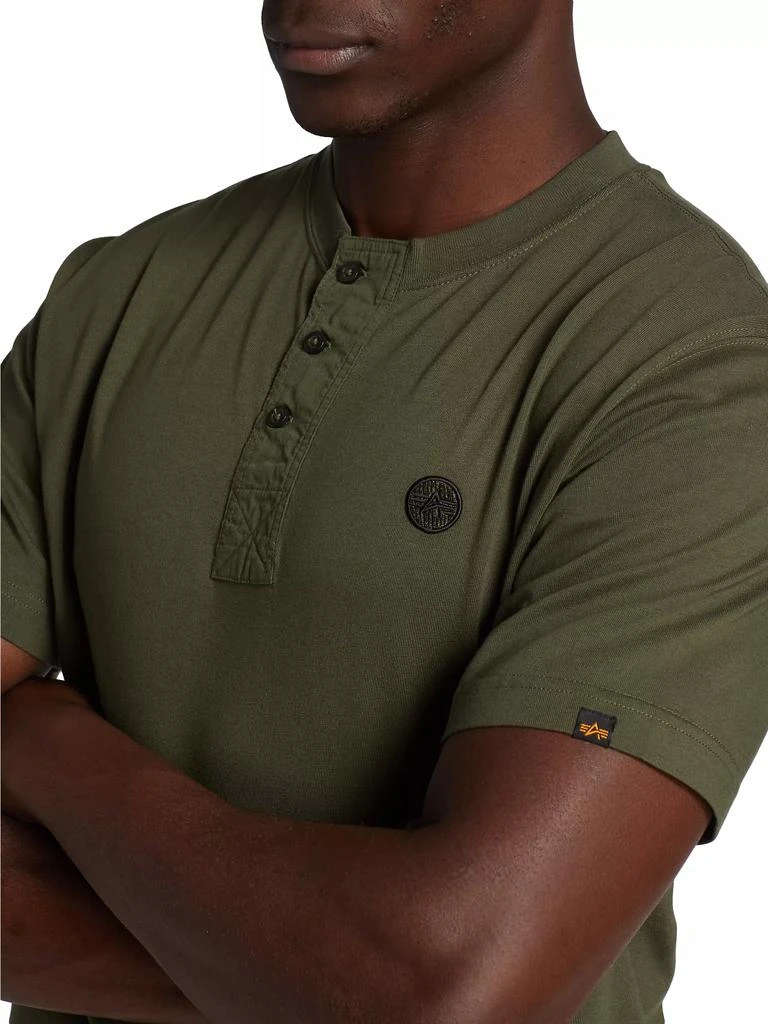 Alpha Industries Essential Short-Sleeve Henley 6