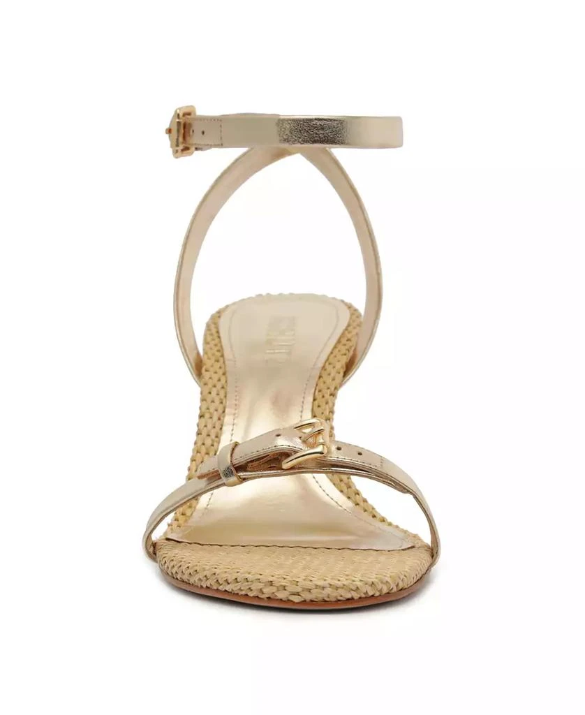 Schutz Women's Aurora Mid Heel Dress Sandals 9