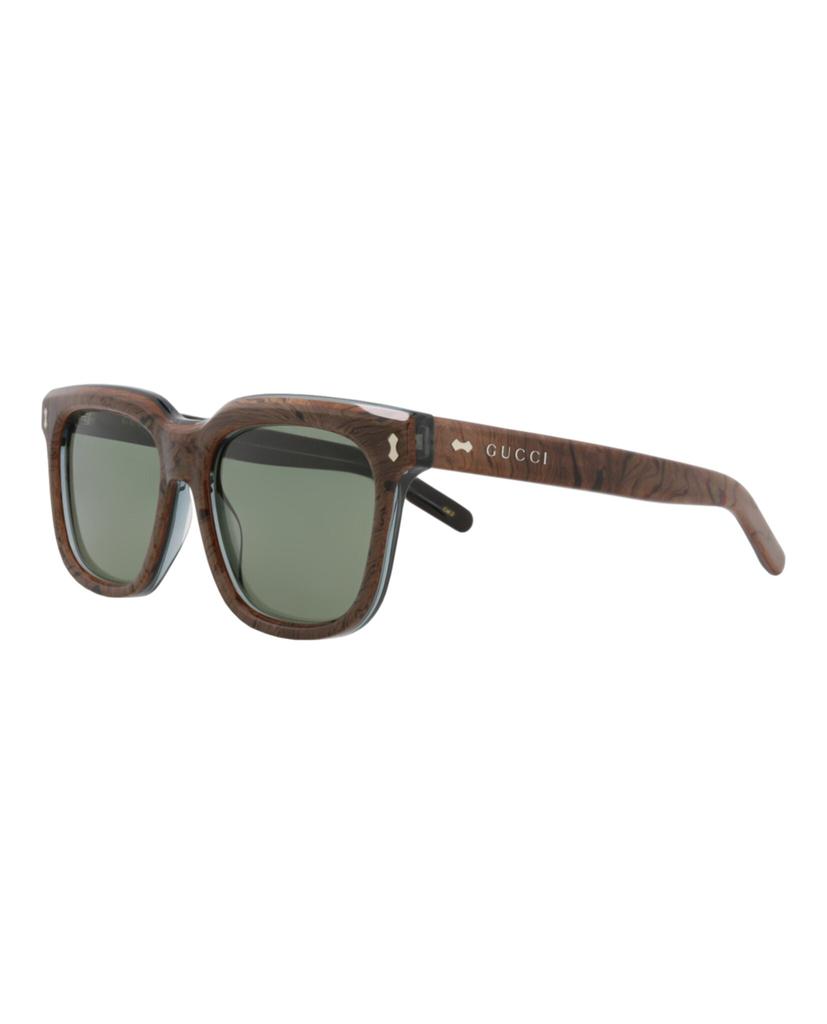Gucci Square-Frame Recycled Acetate Sunglasses