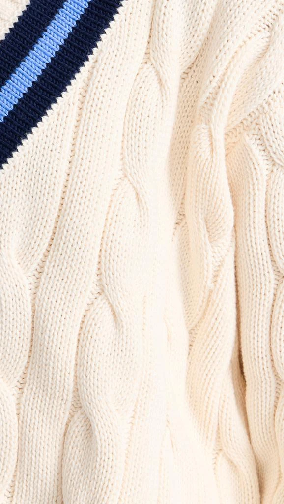 Ralph Lauren Cable Knit Cotton Cricket Sweater 5