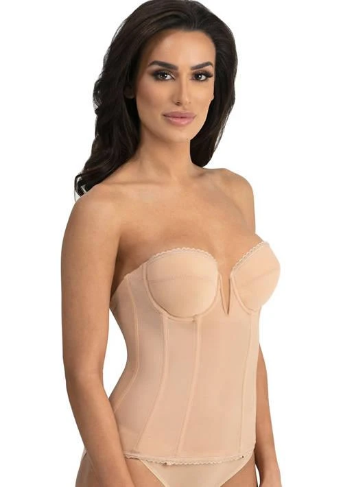 Dominique Vivienne V Wire Longline Strapless Bridal Bra 3