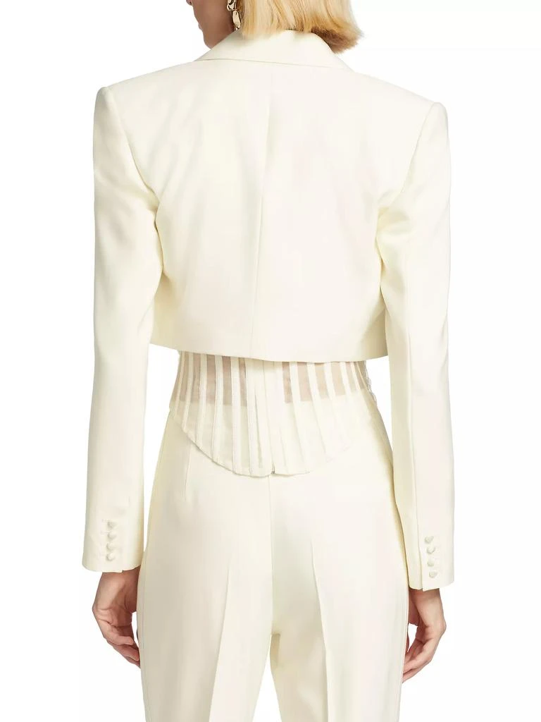 Danielle Frankel Ford Crop Tuxedo Jacket 5