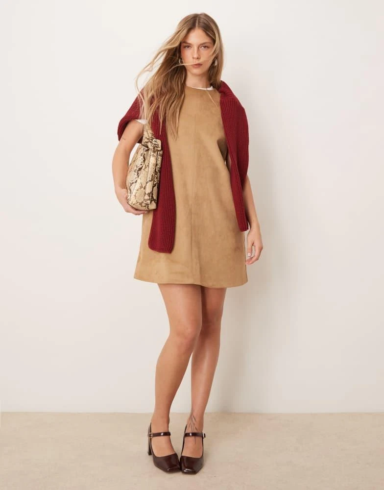Shop Abercrombie & Fitch vegan suede sleeveless blazer dress in tan on Sale  at BeyondStyle  Get 76% Off Abercrombie & Fitch vegan suede sleeveless blazer  dress in tan with Limited-Time Flash