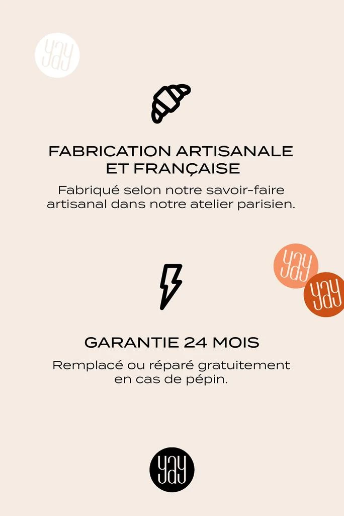 预计3周后发货 YAY Paris Faux Piercing Queen - Méditerranée - Or 4