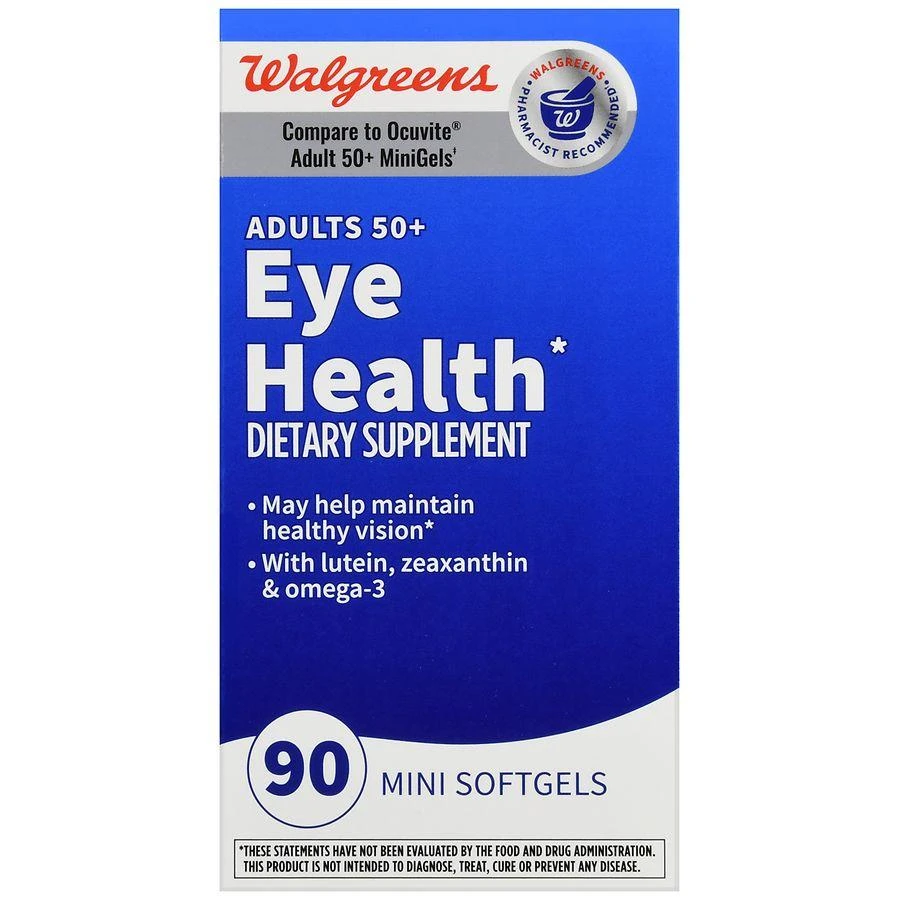 Walgreens Adults 50+ Eye Health Mini Softgels (90 days) 2