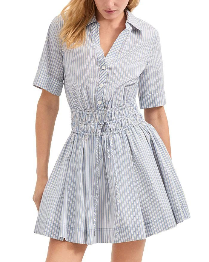 Veronica Beard Susan Striped Mini Dress | Blue|Multi | Size 8 Veronica Beard Susan Striped Mini Dress | Blue|Multi | Size 8