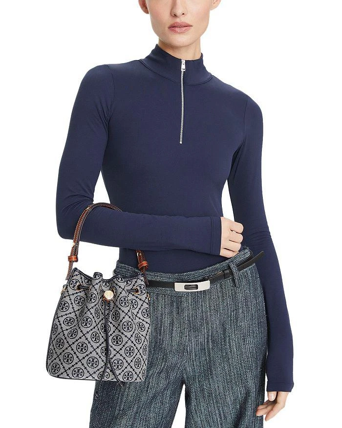 Tory Burch T Monogram Bucket Bag 2