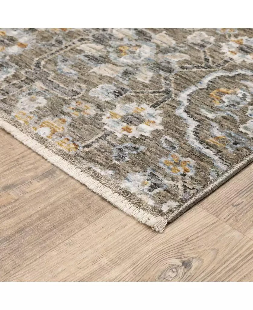 Oriental Weavers Maharaja 532D Gray and Tan 2' x 3' Area Rug 8