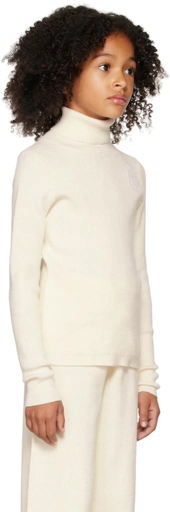 MM6 Kids Off-White Logo Turtleneck 2