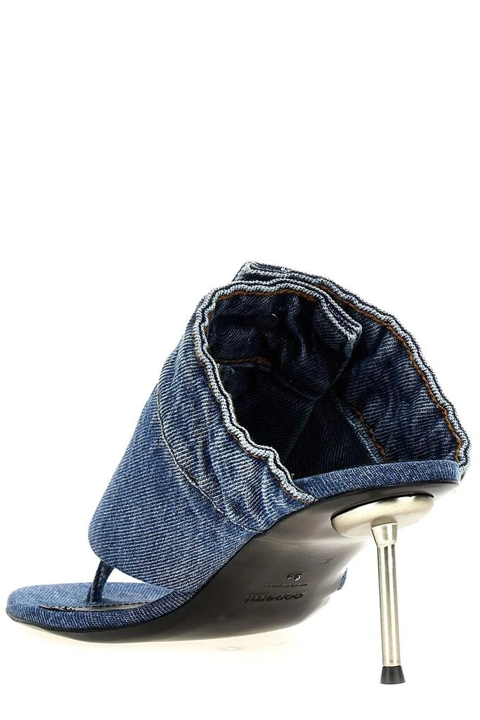 COPERNI Coperni Denim Open Thong Sandals 3