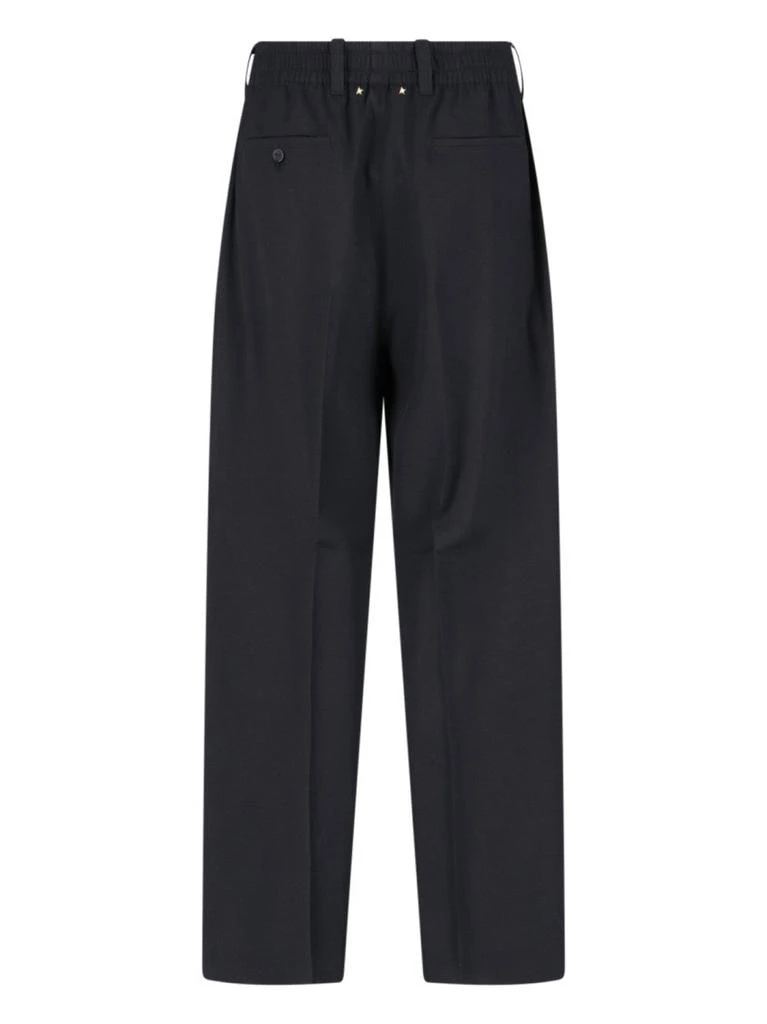 Golden Goose Tailored Black Trousers With Pleated Front 2