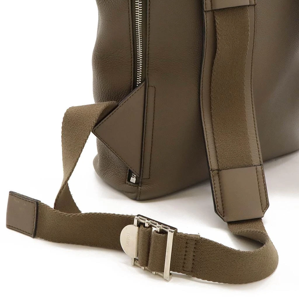 Loewe Goya Slim Backpack Soft Grain Calf Leather Brown 6