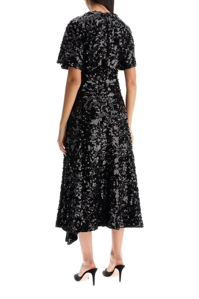 Ganni midi velvet and sequin dress 3