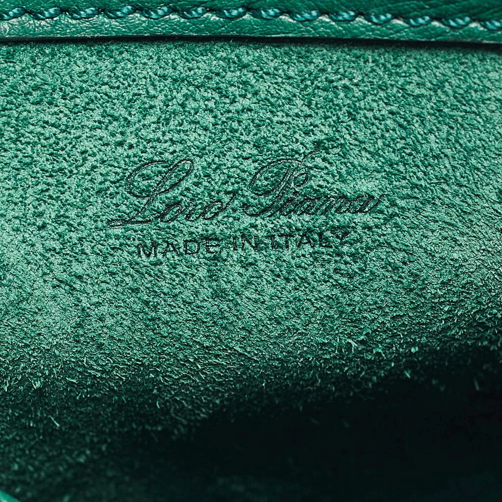 Loro Piana Loro Piana Green Ostrich Micro Bale Bag 10
