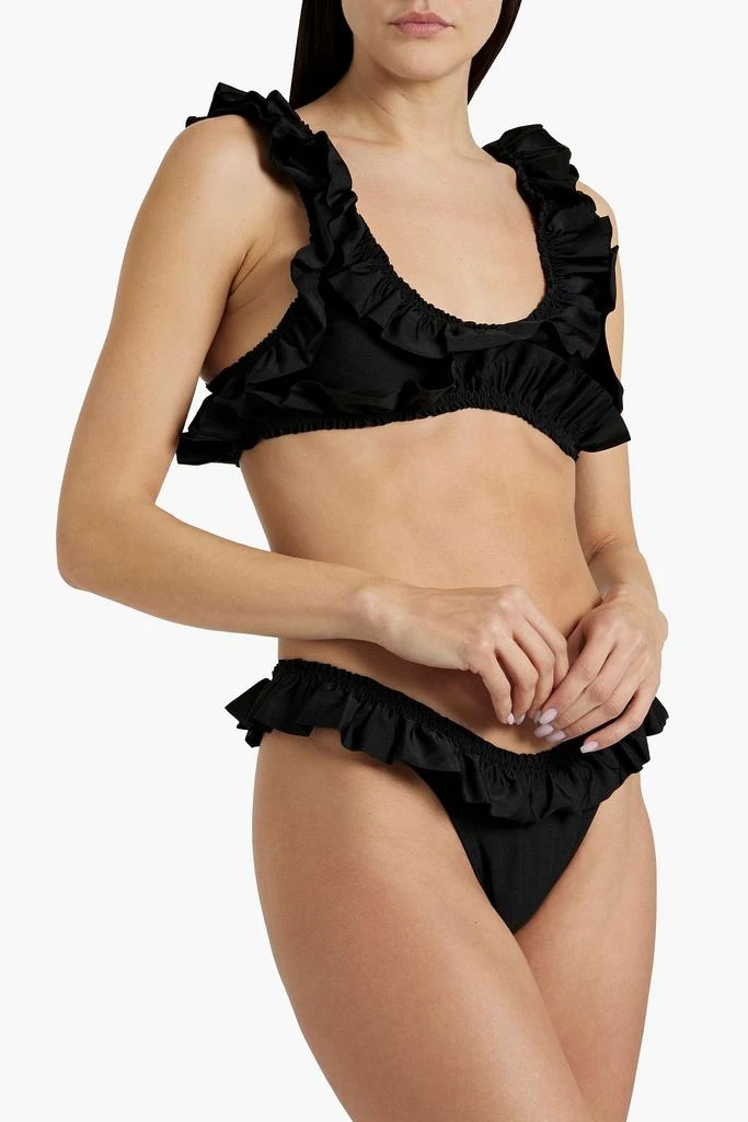 Alexander Wang Ruffled mid-rise bikini briefs 2