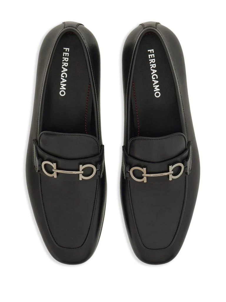 Ferragamo FERRAGAMO - Gancini Leather Loafers 5