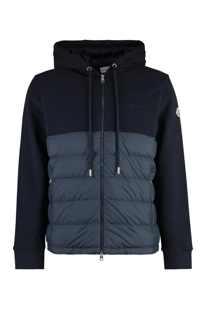 Moncler Moncler Logo Embroidered Padded Hoodie 1