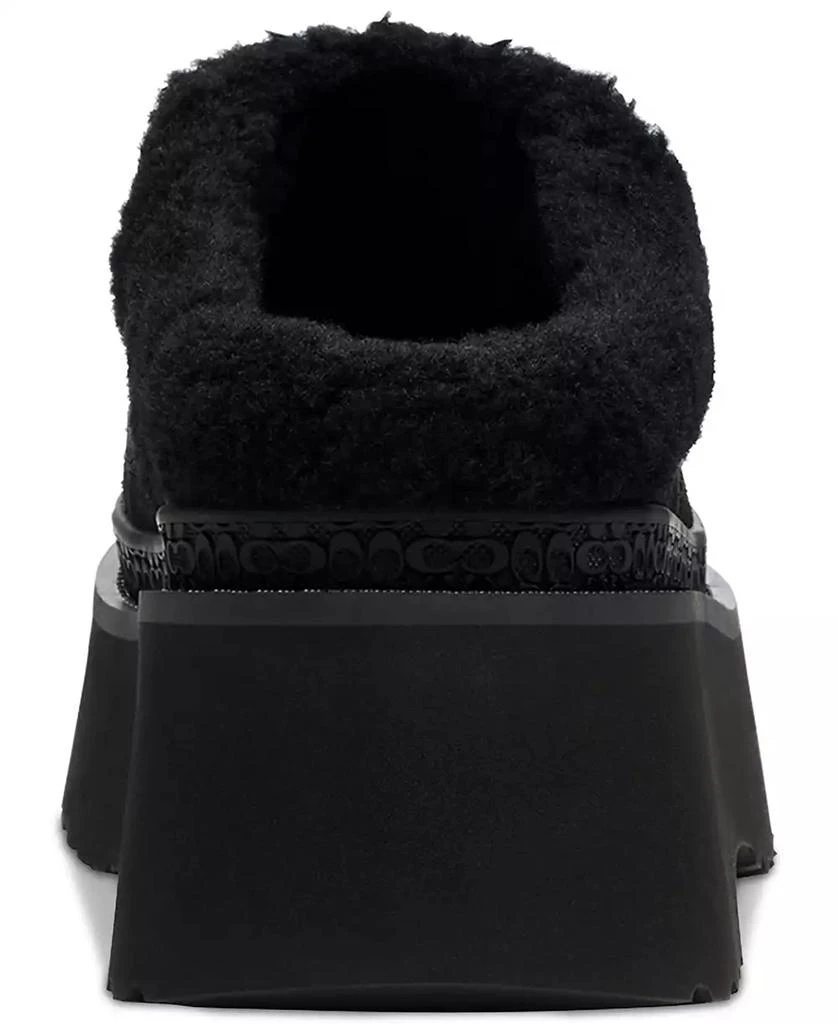 Coach Women's Cecelia Signature Shearling Clogs 3
