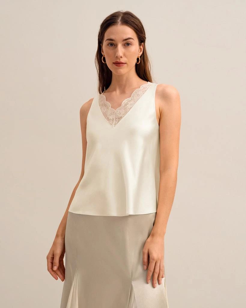 LILYSILK The Armeria Lace Tank for Women 1